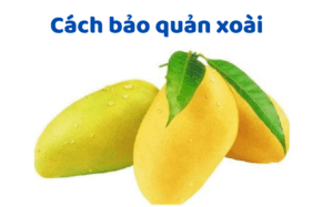 Cách Bảo Quản Xoài