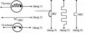 Phần tử đốt nóng/relay nhiệt/bảo vệ quá tải