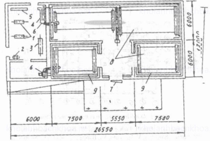 Mặt bằng kho lạnh 125t