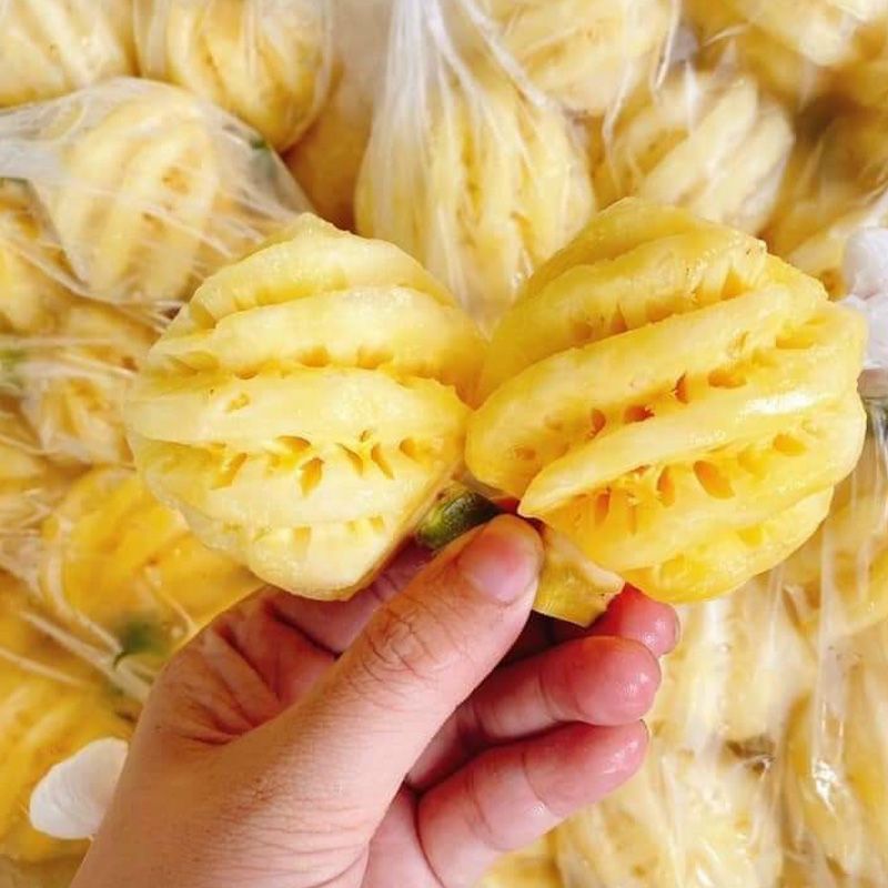 Thơm Mini Thái Lan Nhập Khẩu - Ngọt Như Đường Không Rát Lưỡi