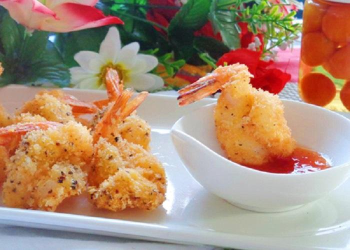 Cách làm "tôm chiên cánh bướm" cực ngon