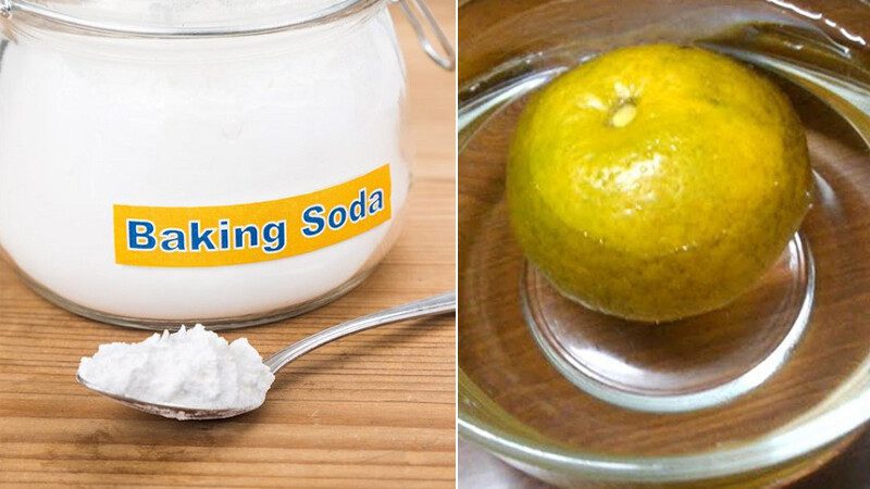 ngâm cam với baking soda pha loãng để cam được tươi lâu