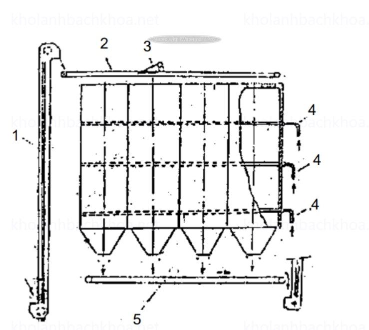 Sơ đồ cấu tạo kho silô