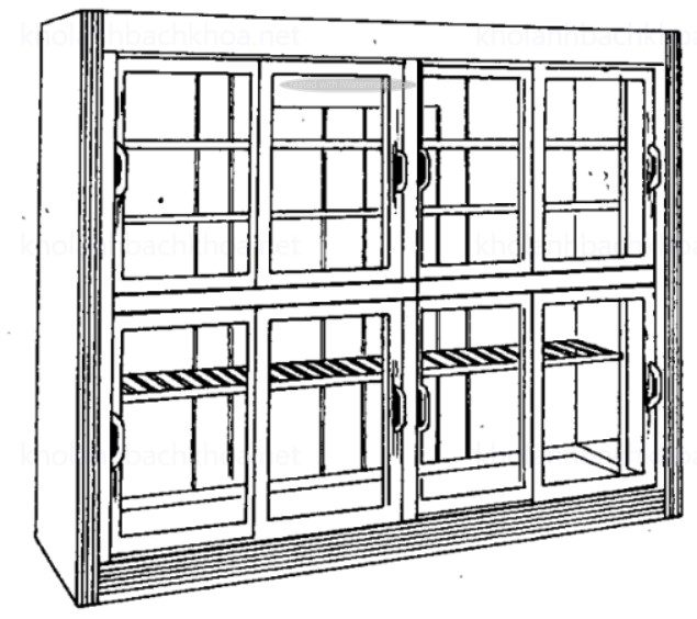 Tủ kính lạnh (hãng Fleedwood USA)